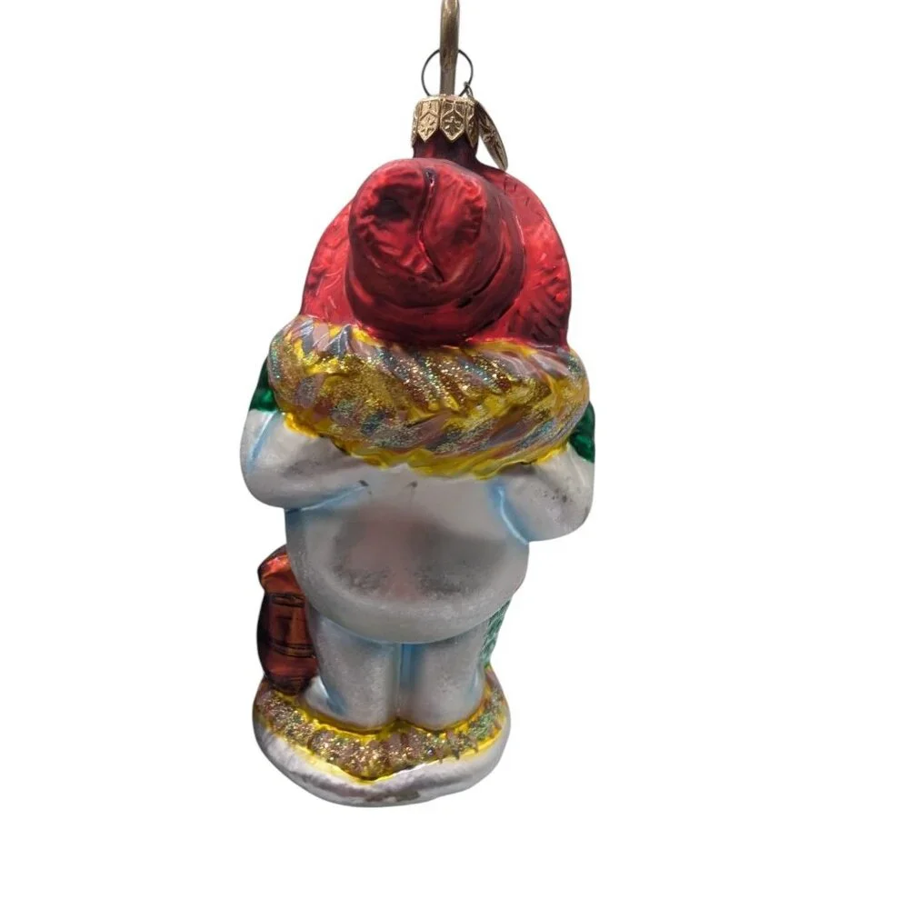 Christopher Radko Christmas Ornament Farmer Frost Snowman